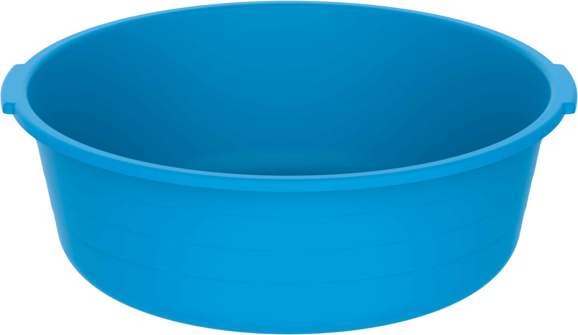 12" Round Plastic Basin Tub 6L