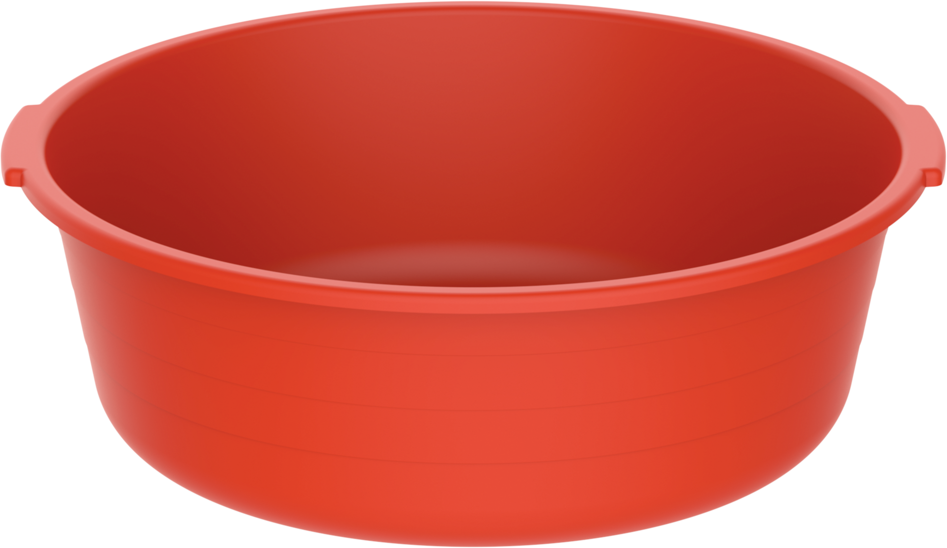 12" Round Plastic Basin Tub 6L