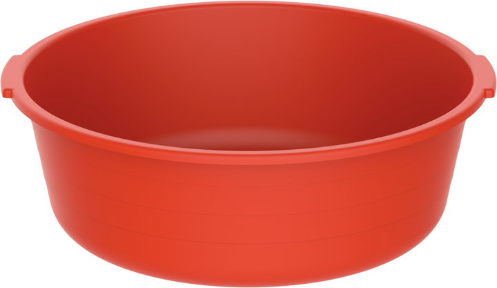 12" Round Plastic Basin Tub 6L