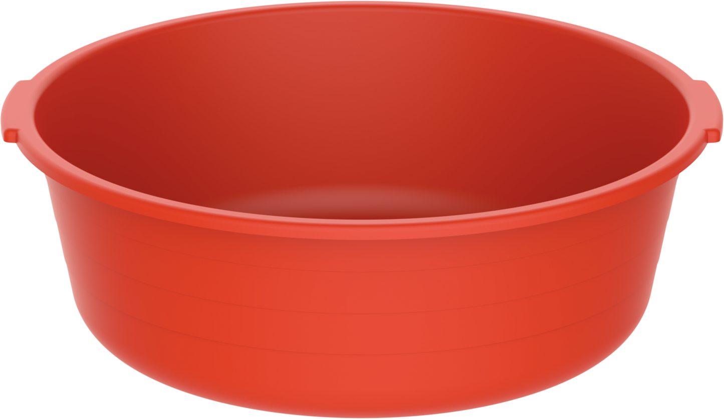 22" Round Plastic Basin Tub 32L