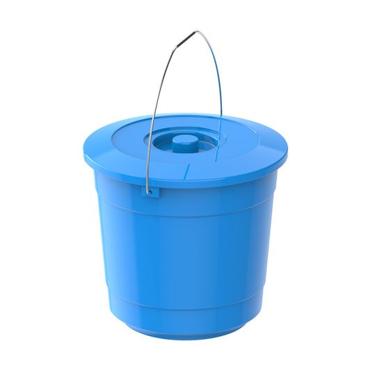 EX 10L Round Plastic Bucket with Steel Handle