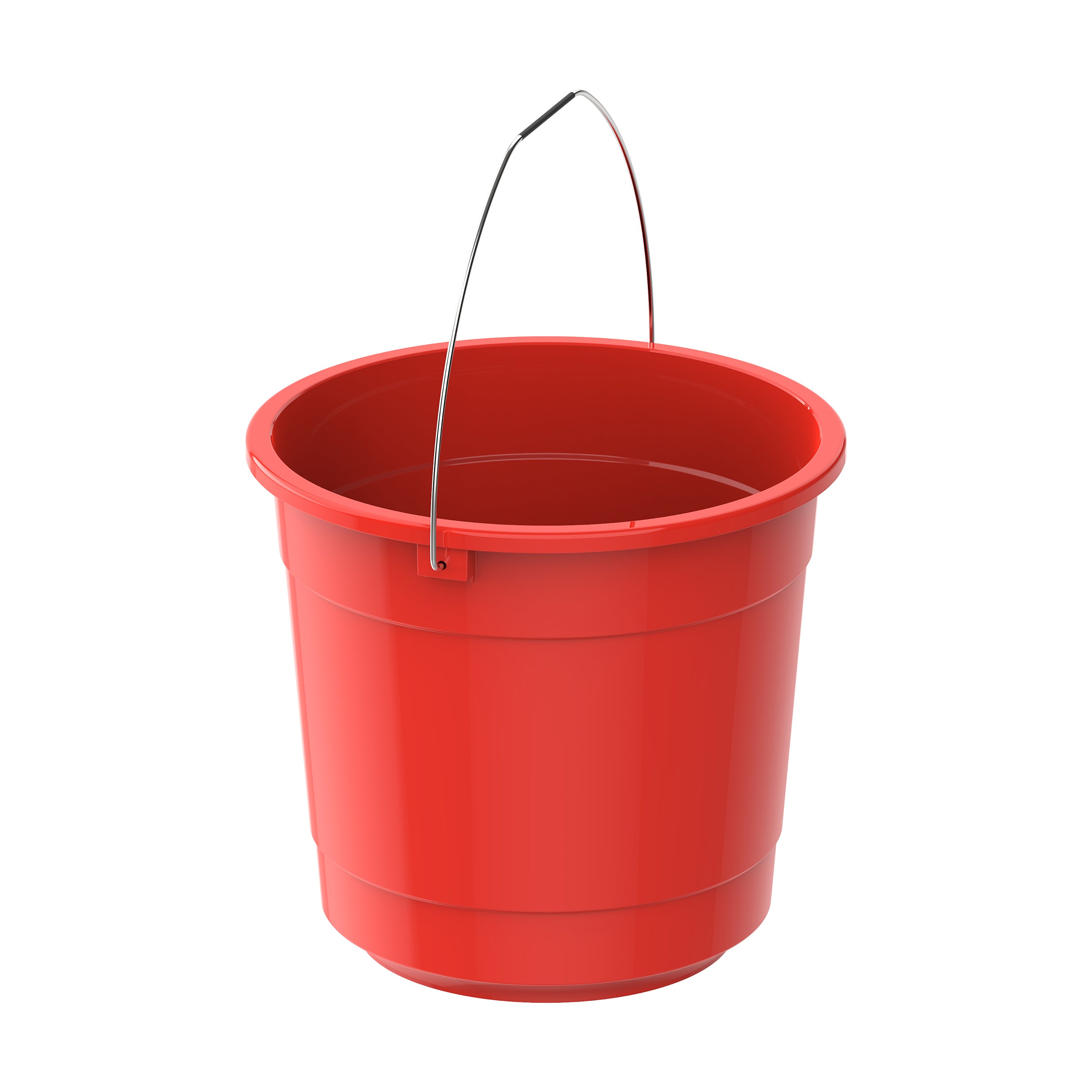 EX 10L Round Plastic Bucket with Steel Handle