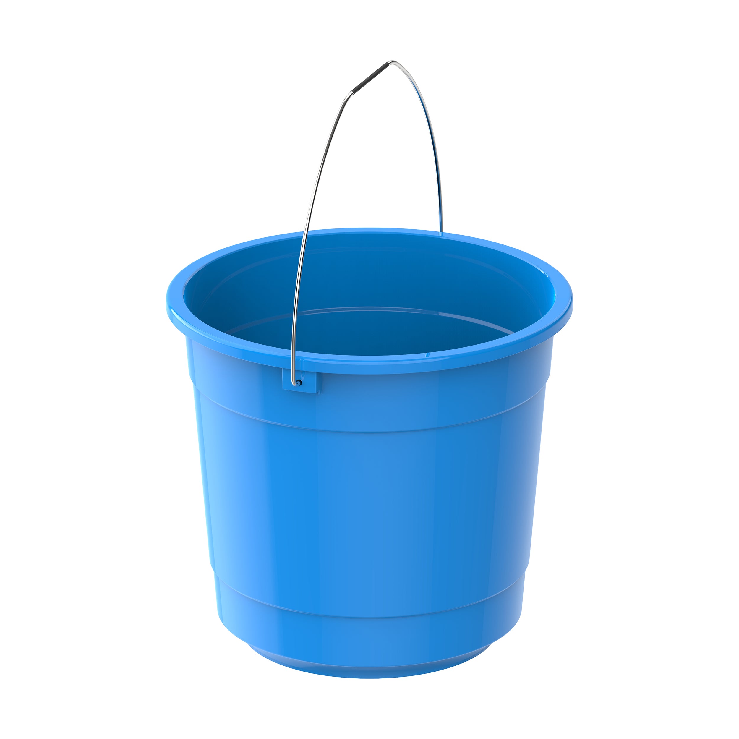 EX 15L Round Plastic Bucket with Steel Handle