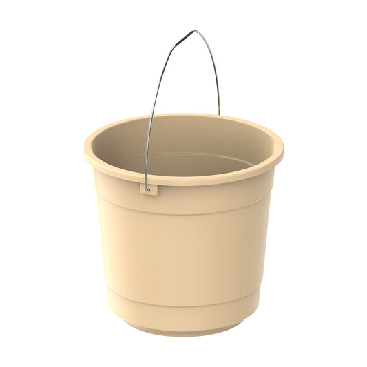 EX 15L Round Plastic Bucket with Steel Handle