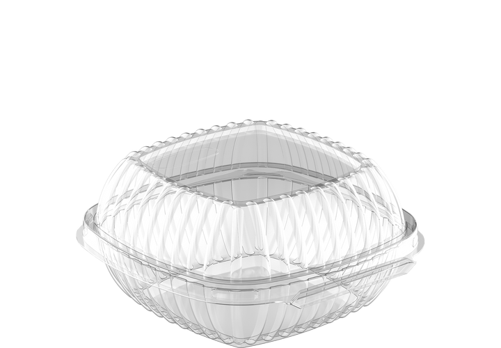 Large Burger Plastic Containers Carton of 250