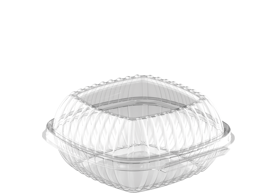 Medium Burger Plastic Containers Carton of 500