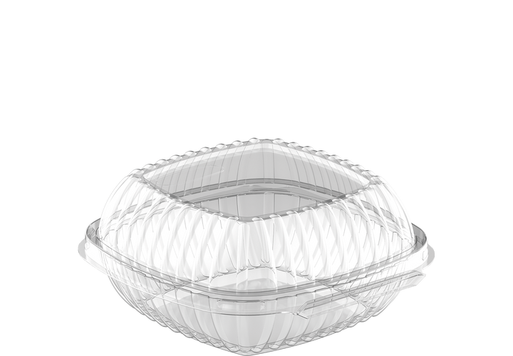 Medium Burger Plastic Containers Carton of 500