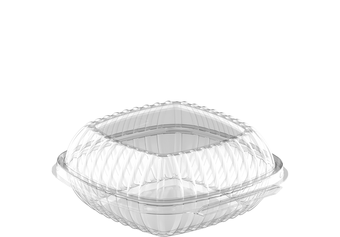 Small Burger Plastic Containers Carton of 500