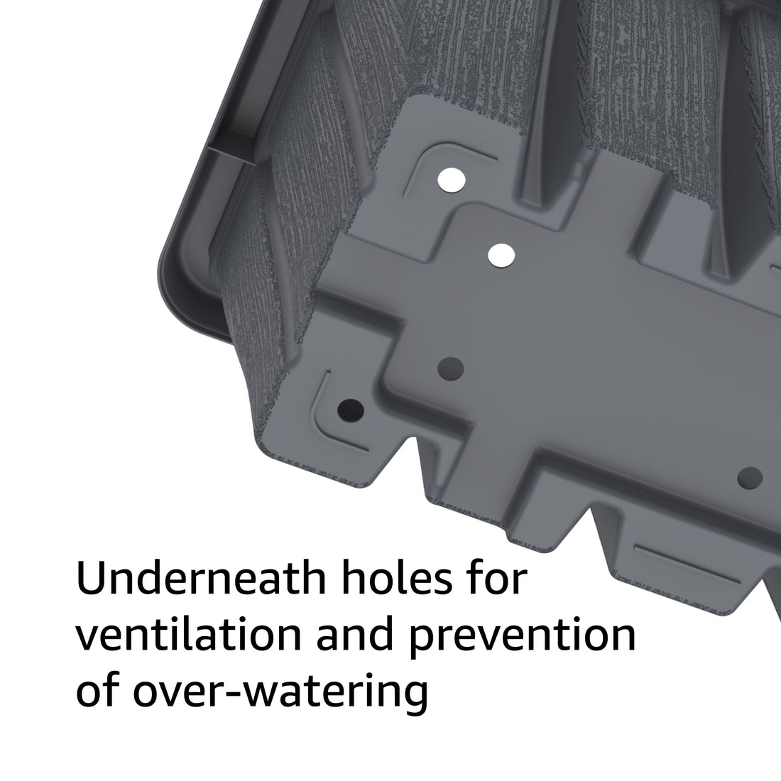 30" Cedargrain Rectangular Planter with Tray