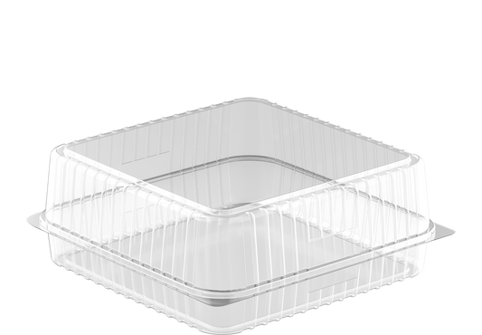 Medium Cake Plastic Containers Carton of 125