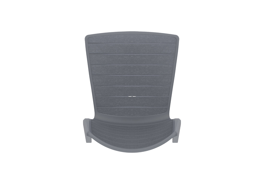 Cedargrain Outdoor Garden Plastic Armless Chair