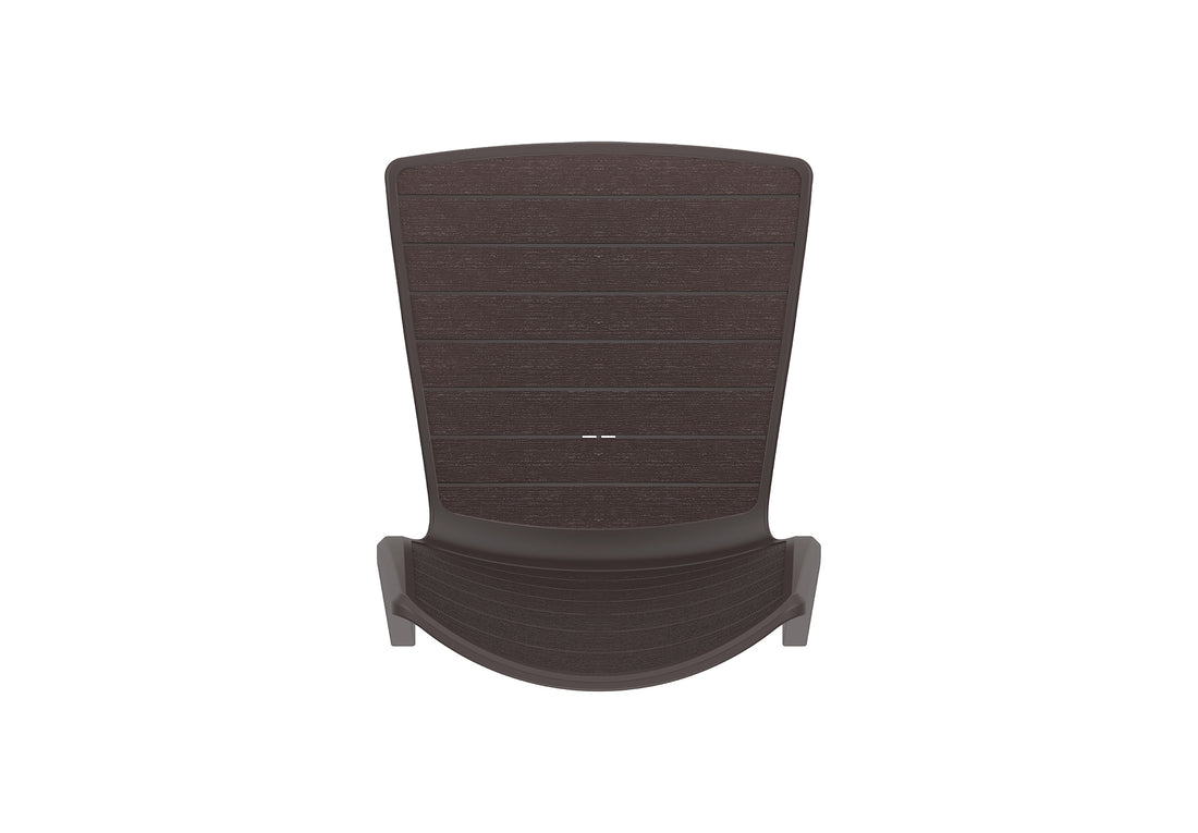 Cedargrain Outdoor Garden Plastic Armless Chair