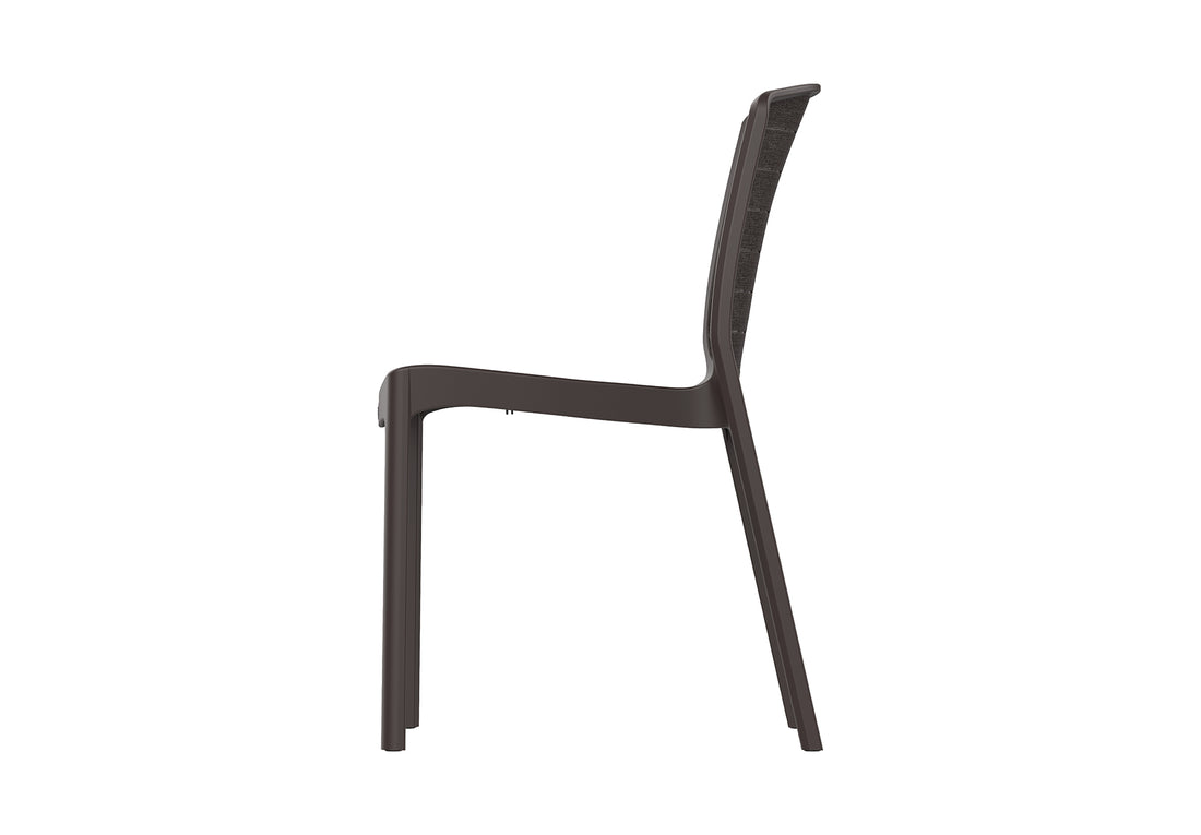 Cedargrain Outdoor Garden Plastic Armless Chair