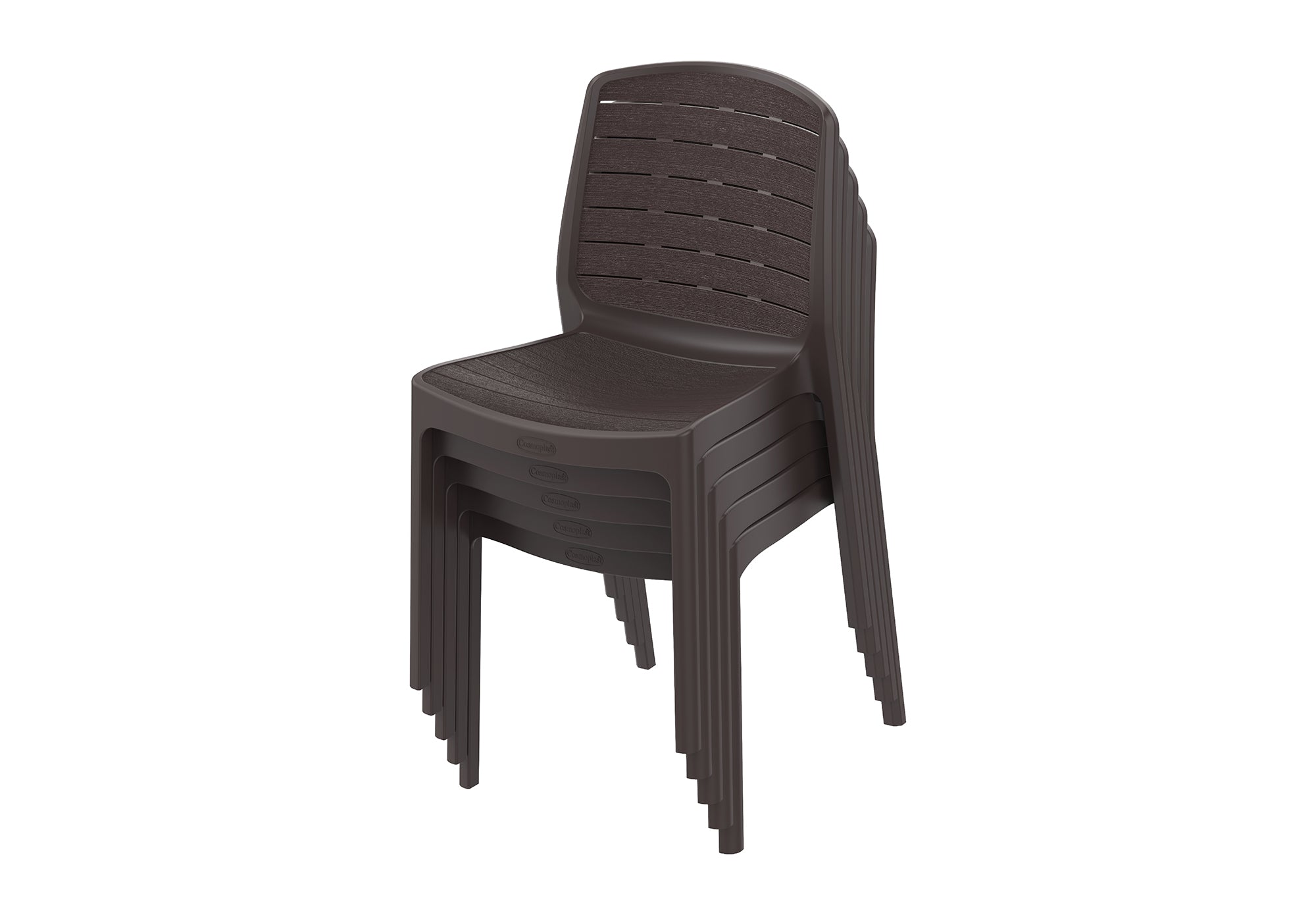 Cedargrain Outdoor Garden Plastic Armless Chair