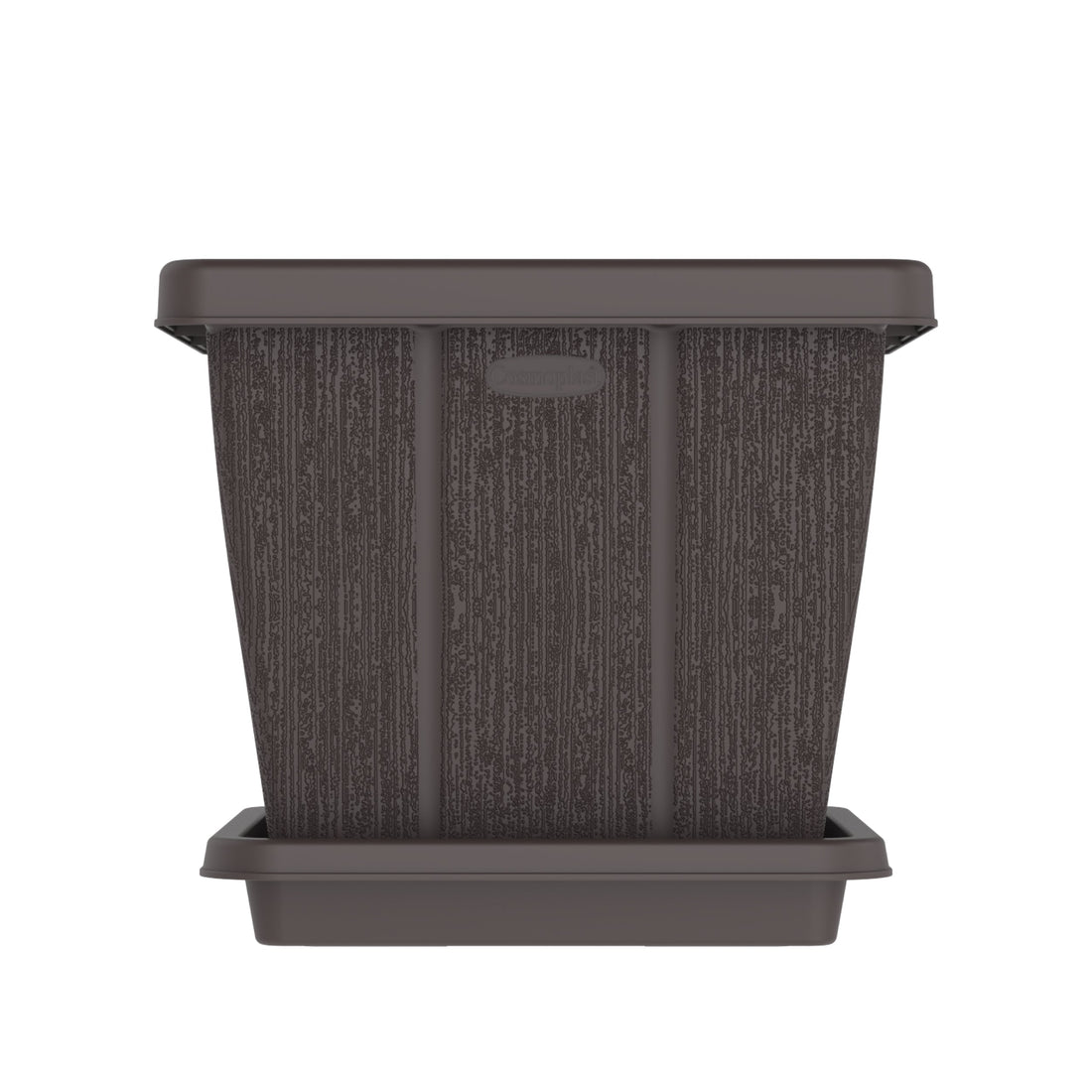 30L Cedargrain Square Planter with Tray