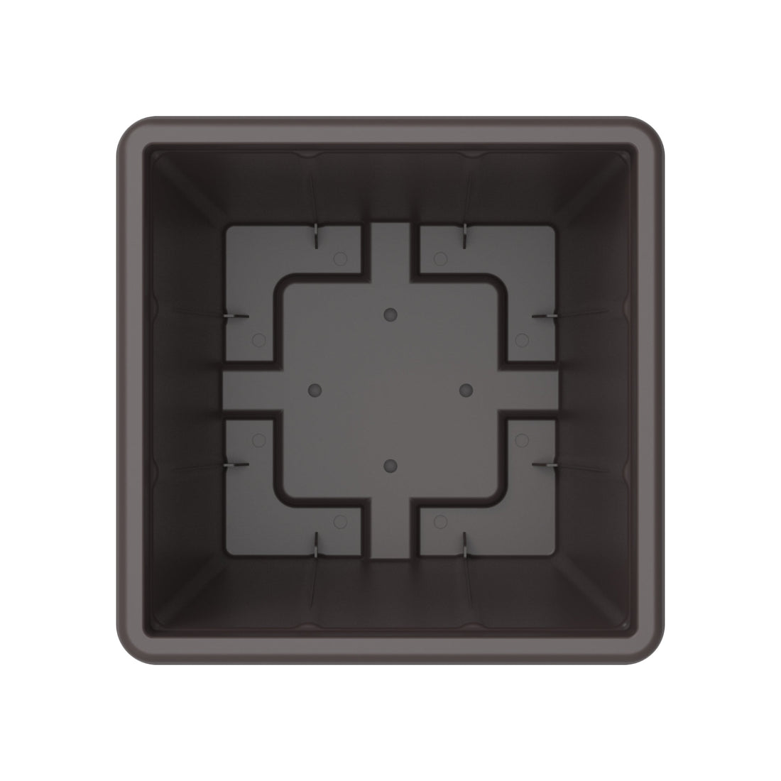 30L Cedargrain Square Planter with Tray