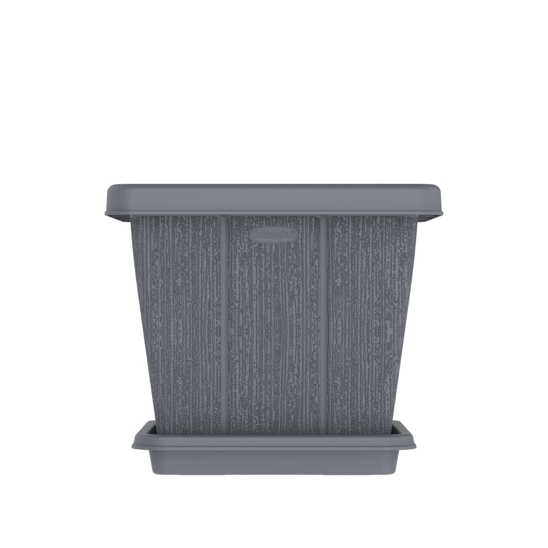 20L Cedargrain Square Planter with Tray