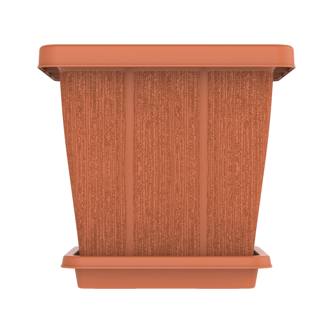 45L Cedargrain Square Planter with Tray