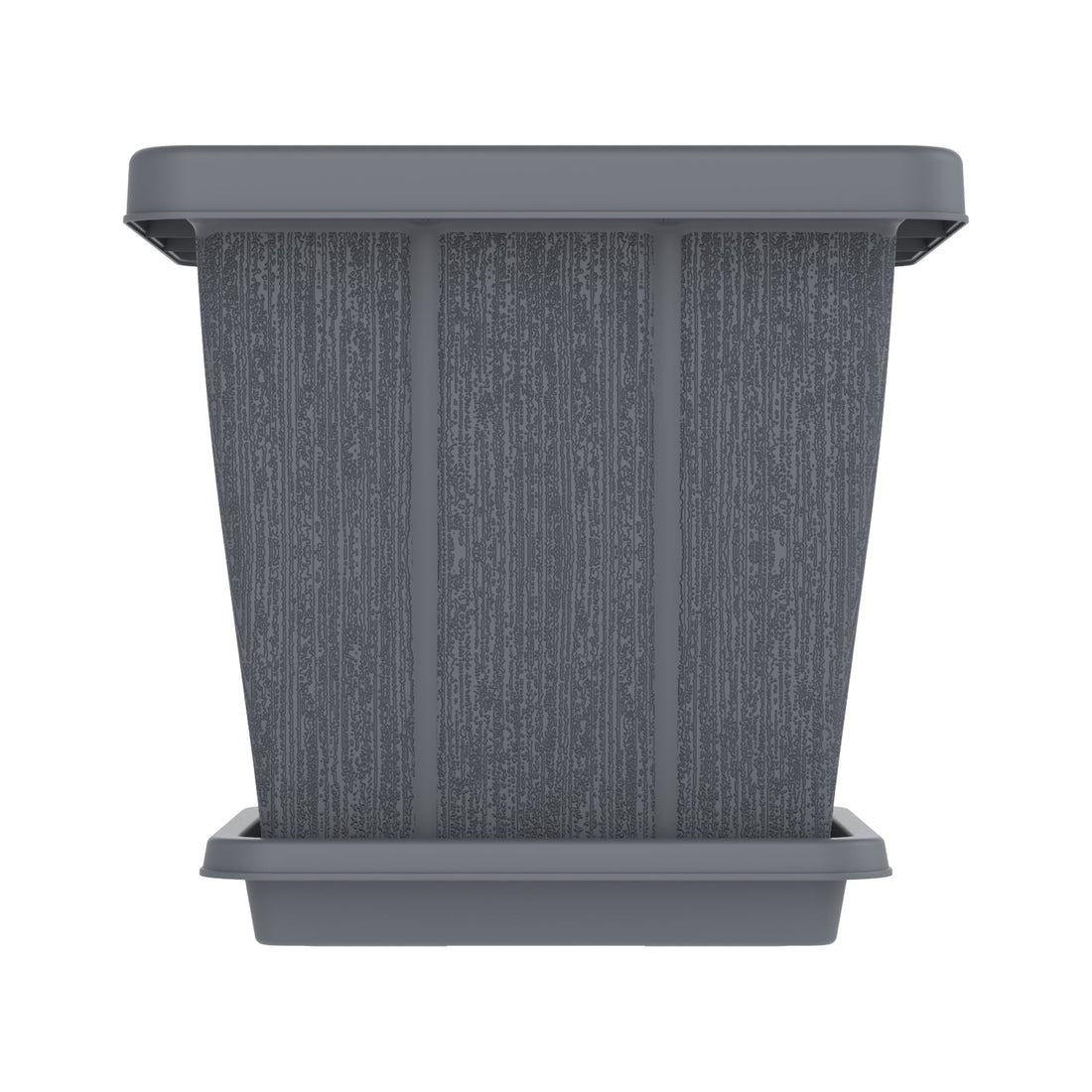 45L Cedargrain Square Planter with Tray