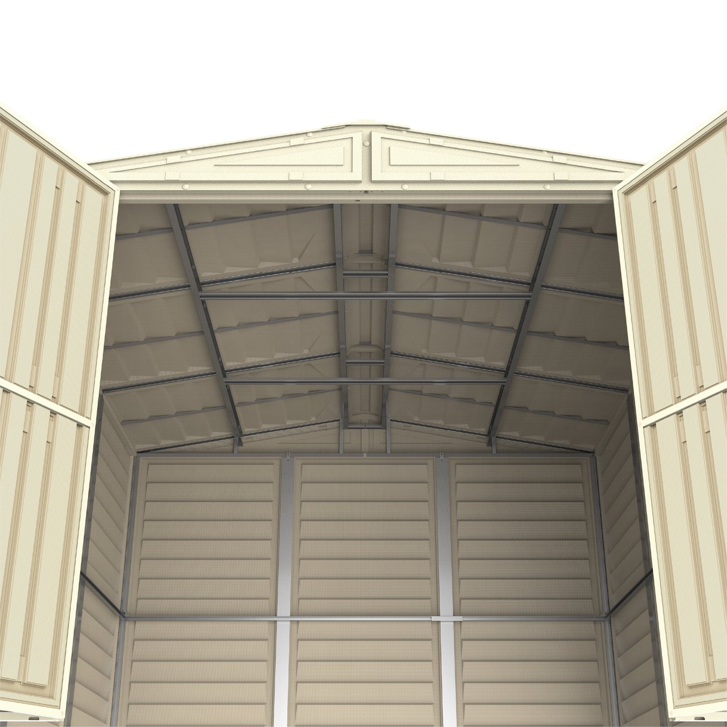 Outdoor & Garden Walk-in Storage Shed 8x8ft- Cosmoplast KSA