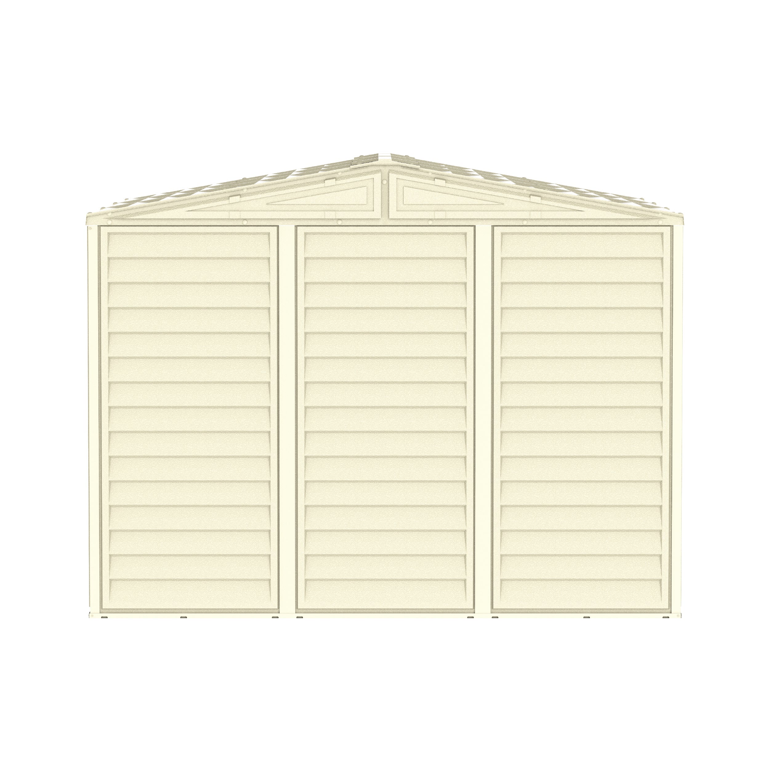 Outdoor & Garden Walk-in Storage Shed 8x8ft- Cosmoplast KSA