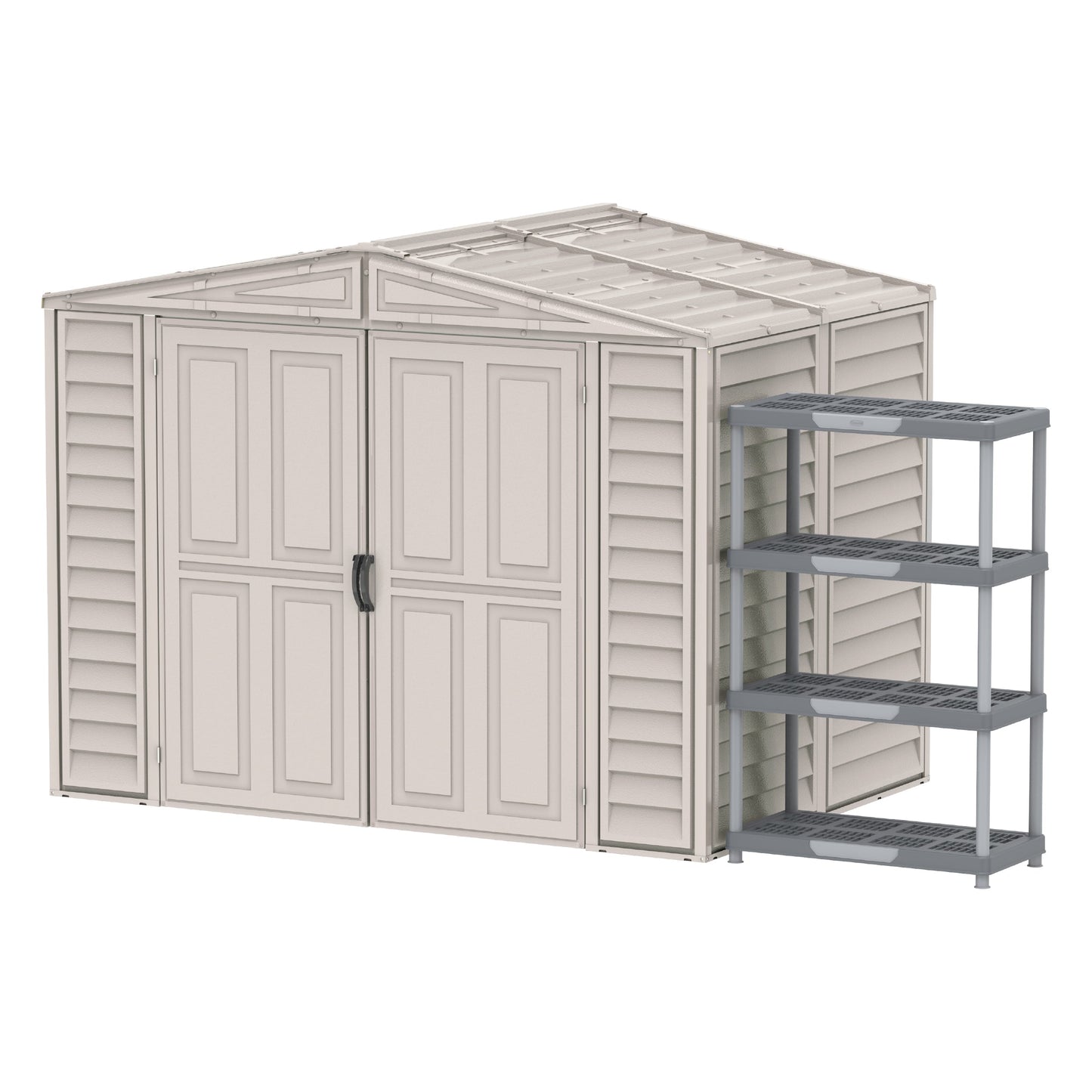 Walk-in Garden & Outdoor Storage Shed 8x5.5ft- Cosmoplast KSA