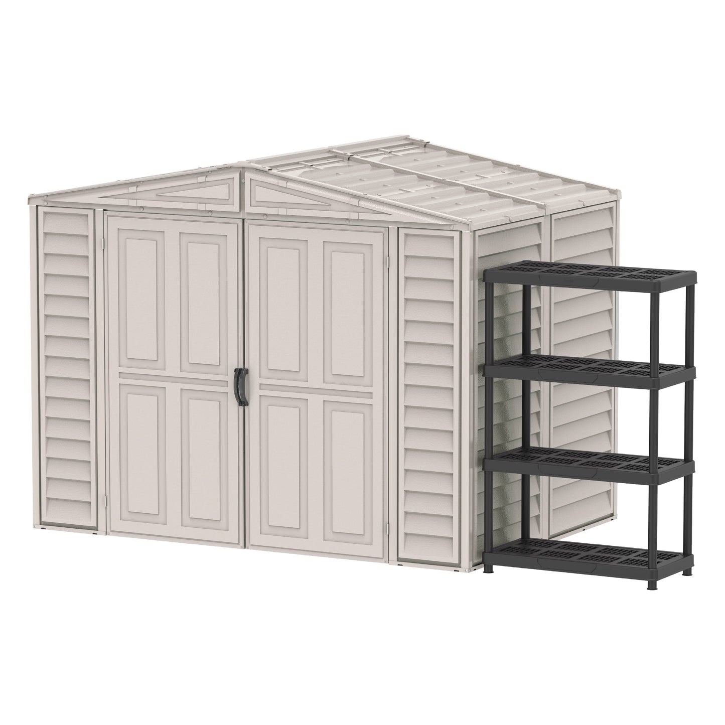 Walk-in Garden & Outdoor Storage Shed 8x5.5ft- Cosmoplast KSA