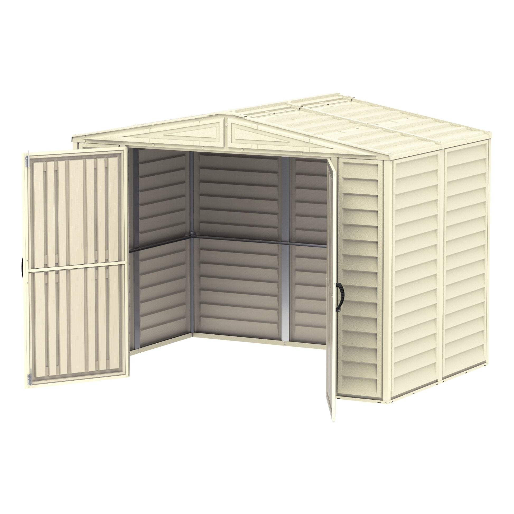 Walk-in Garden & Outdoor Storage Shed 8x5.5ft- Cosmoplast KSA