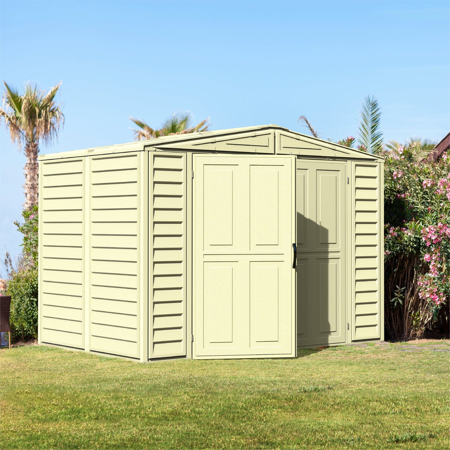 Walk-in Garden & Outdoor Storage Shed 8x5.5ft- Cosmoplast KSA