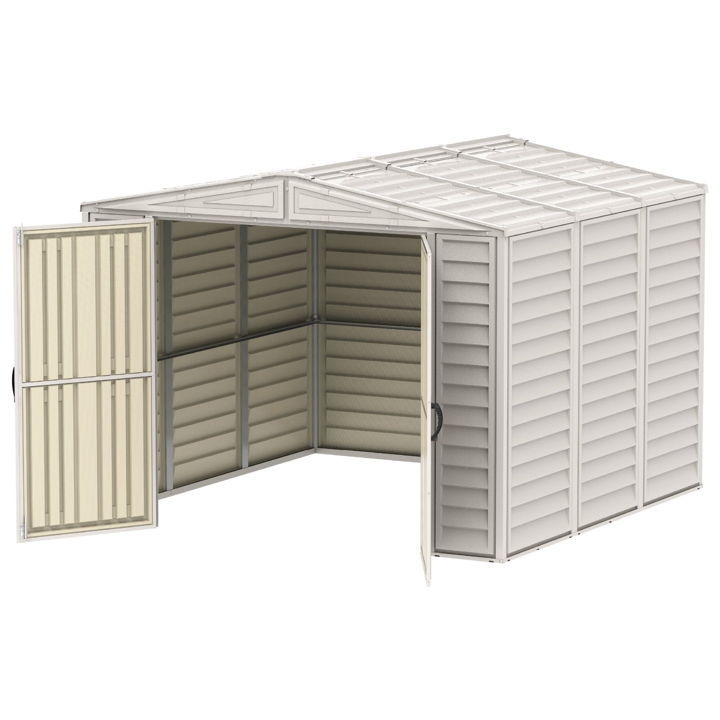 Outdoor & Garden Walk-in Storage Shed 8x8ft- Cosmoplast KSA