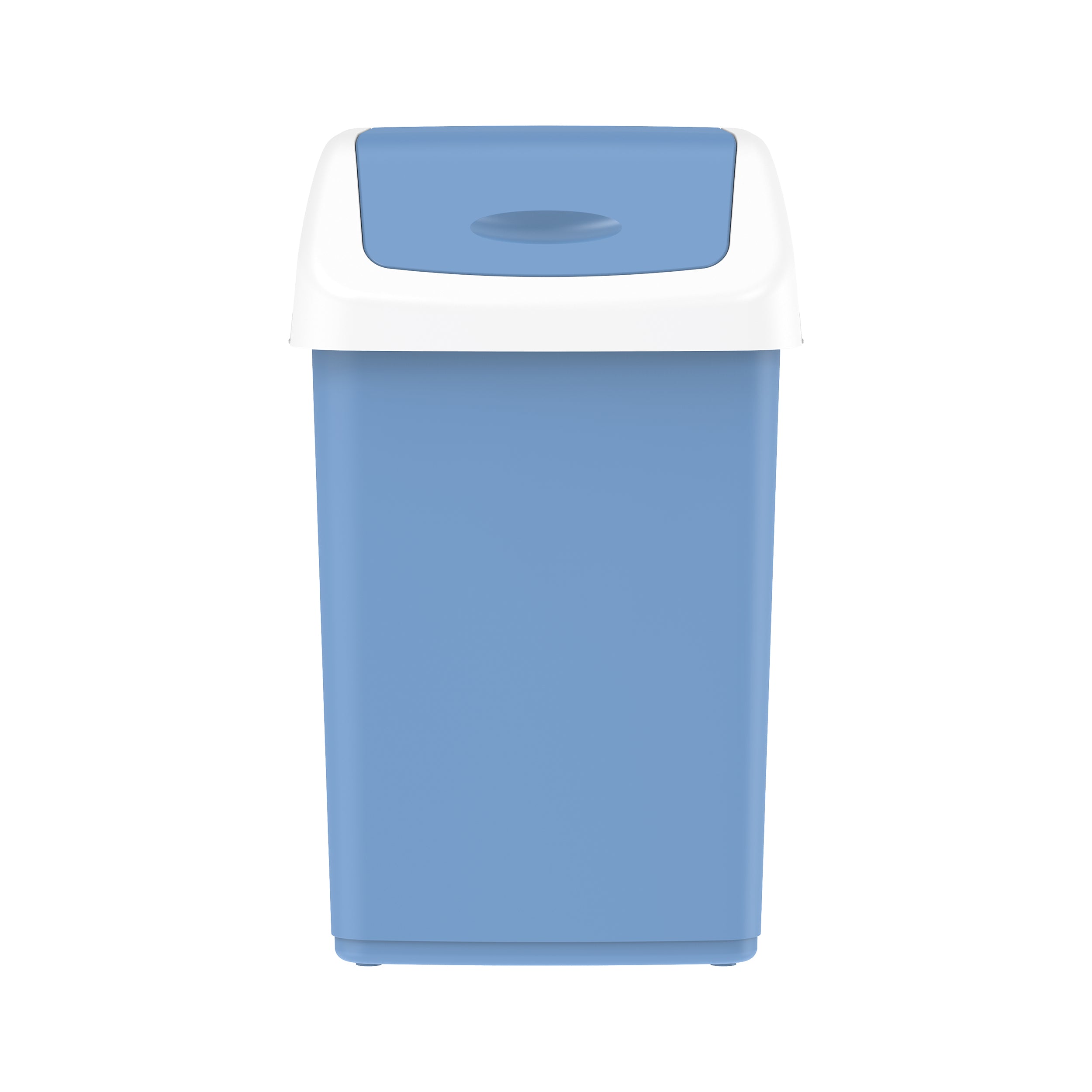 46L Flip-top Waste Bin with Swing Lid
