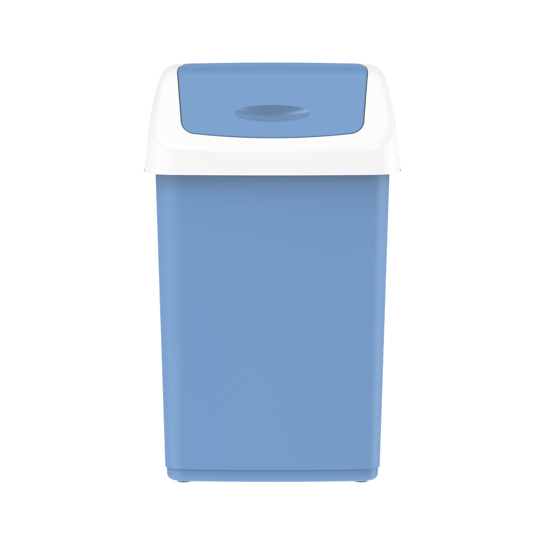 46L Flip-top Waste Bin with Swing Lid