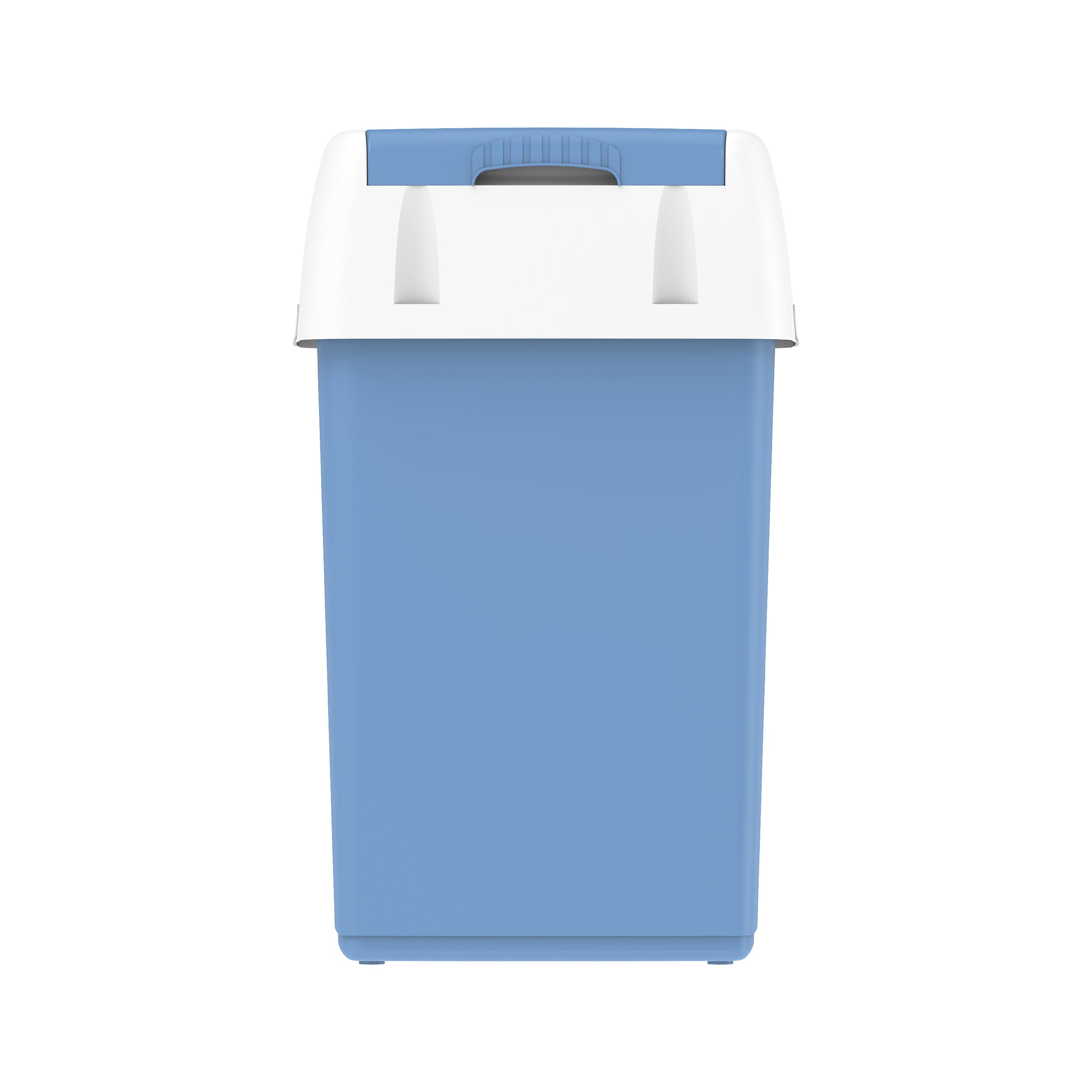 46L Flip-top Waste Bin with Swing Lid