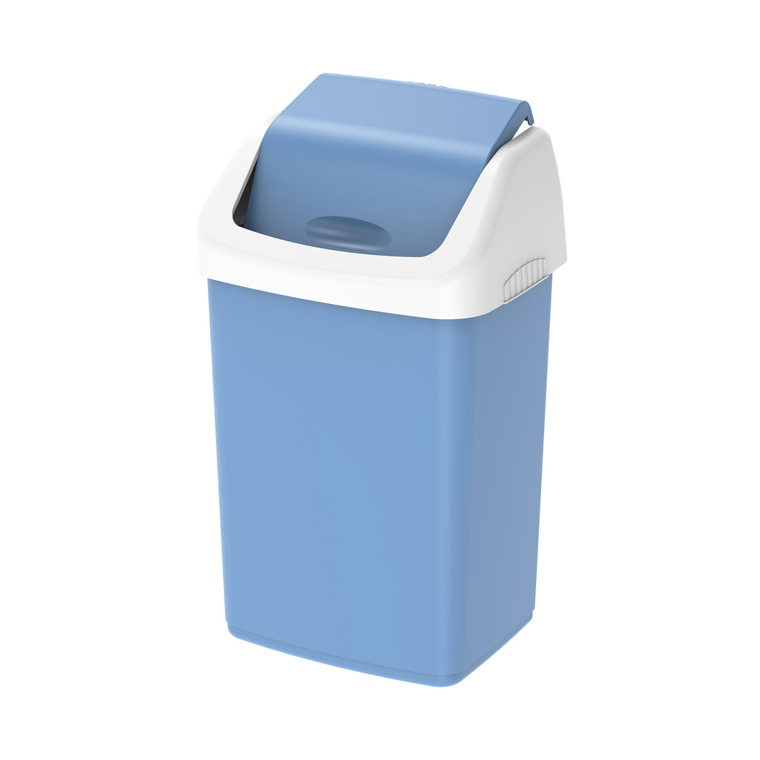 46L Flip-top Waste Bin with Swing Lid