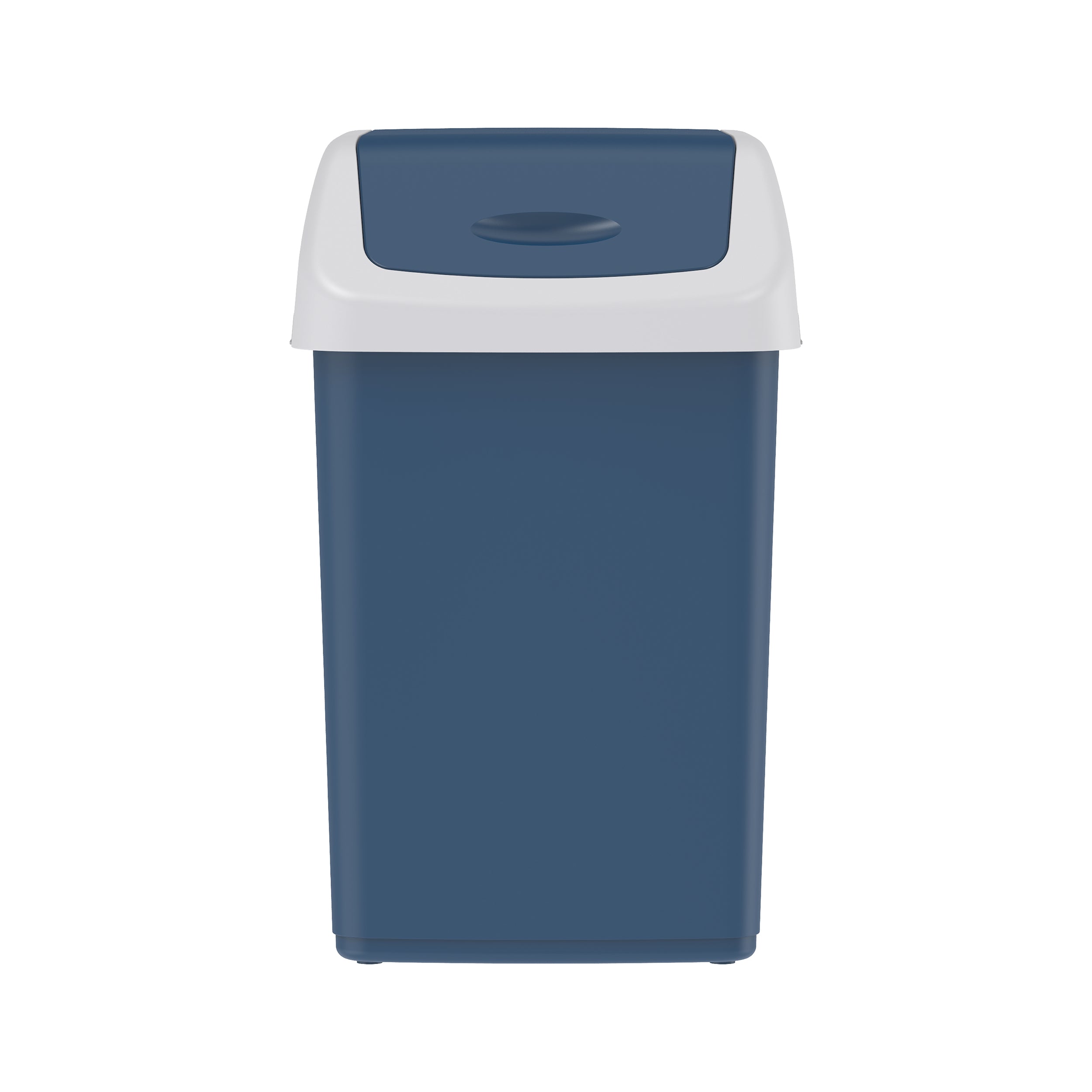 46L Flip-top Waste Bin with Swing Lid