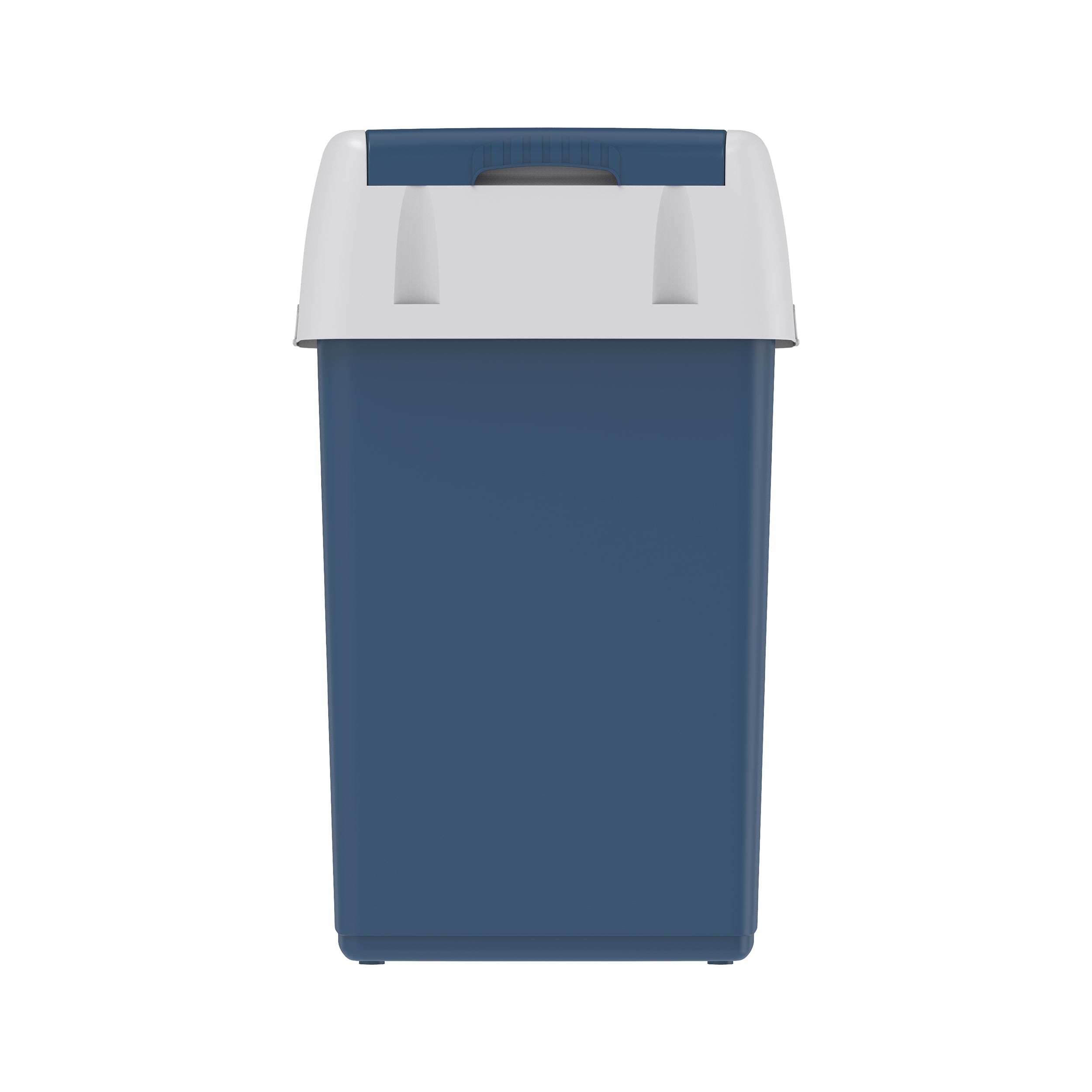 46L Flip-top Waste Bin with Swing Lid