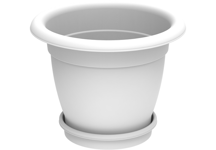 20" Round Flowerpot with Tray