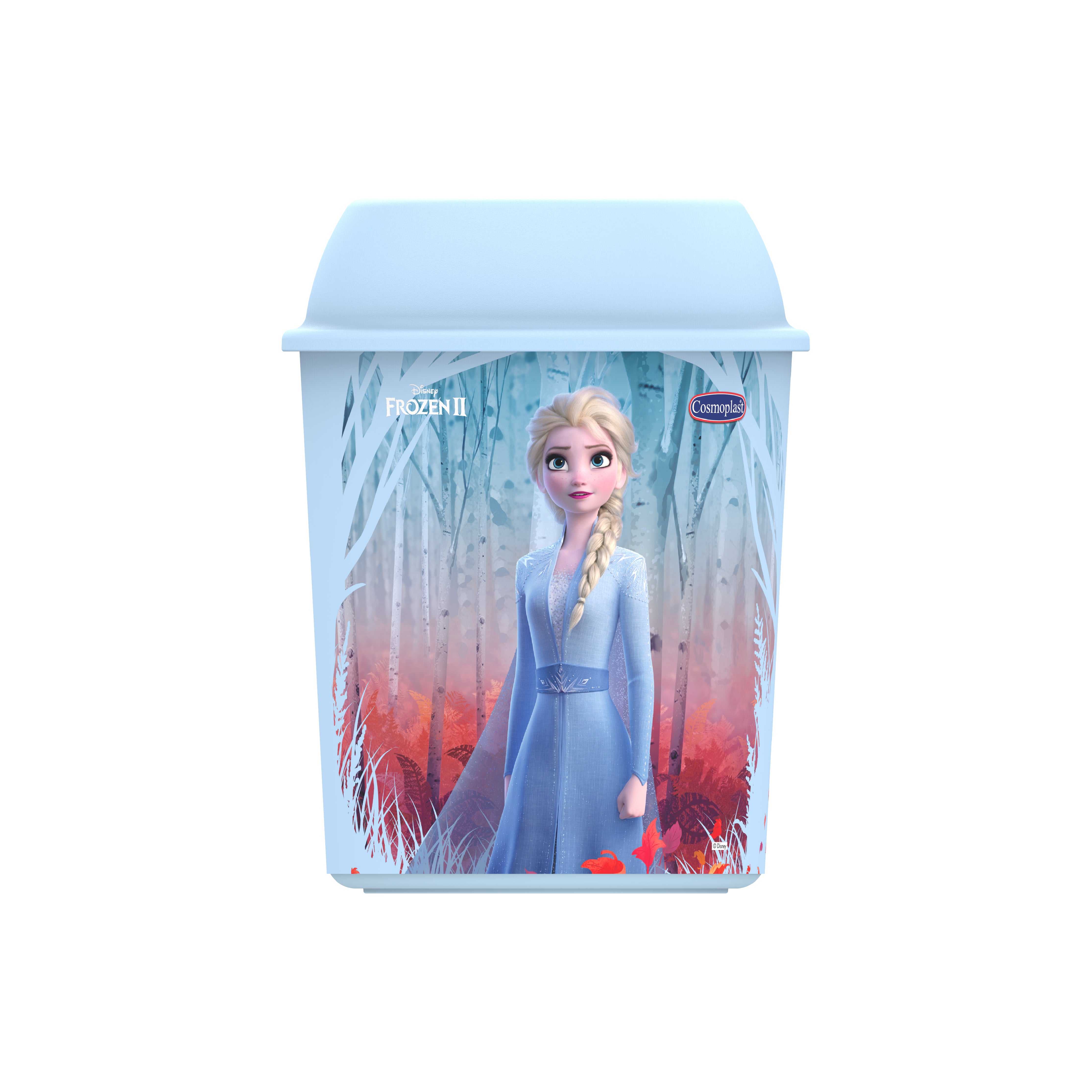 Cosmoplast Disney Frozen Plastic Round Dust Bin 5 Liters