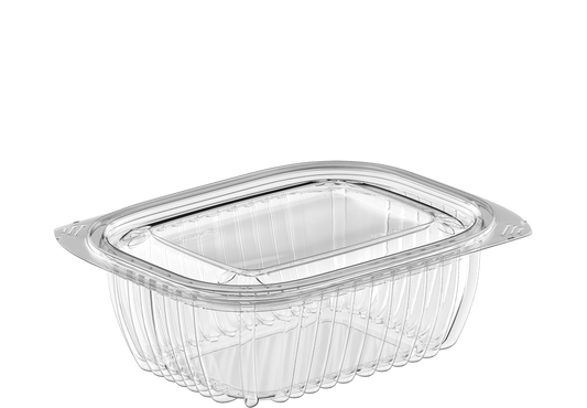 24 oz Carton of 250 Clear General Purpose Containers with Lids