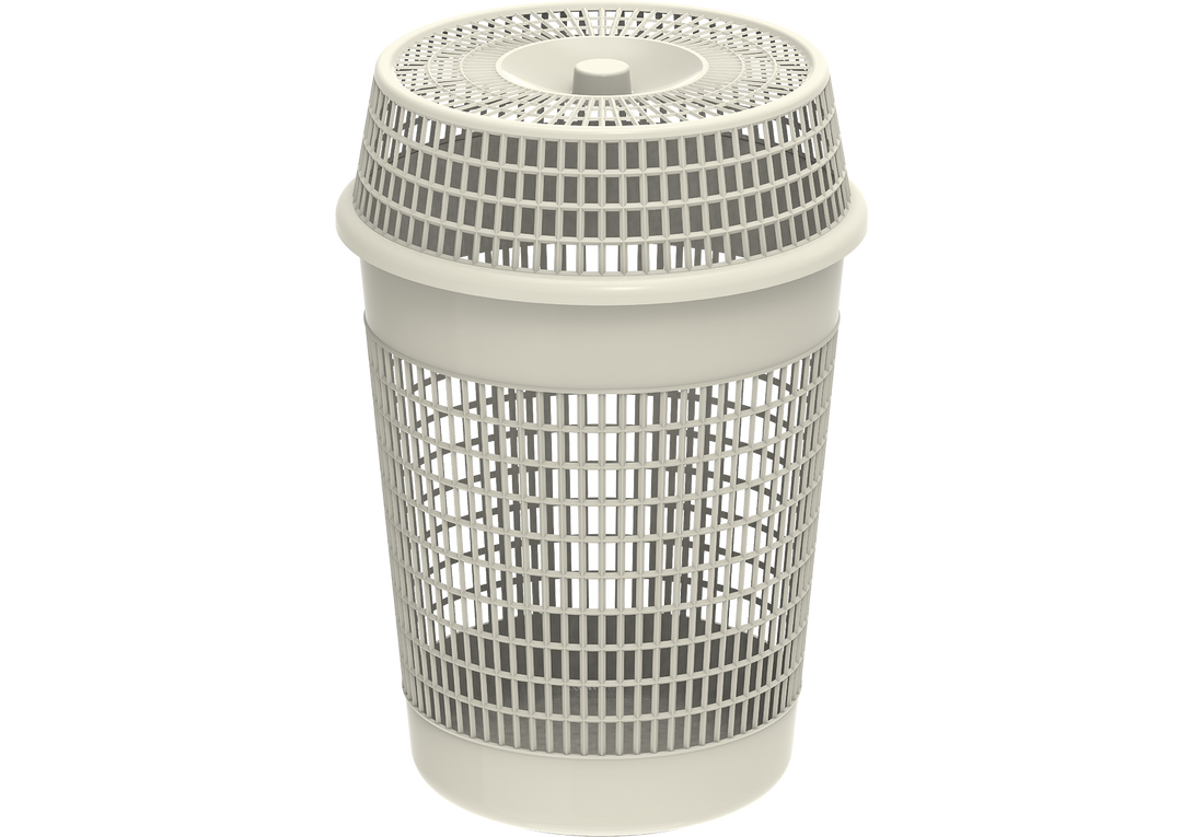 65L Round Tall Laundry Bin