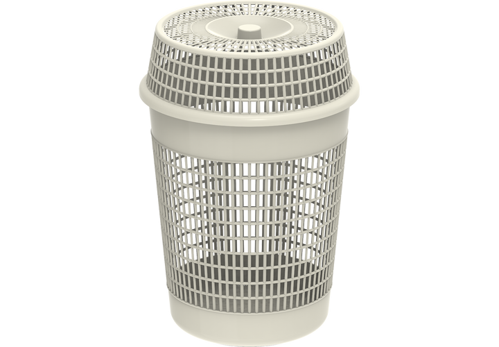 65L Round Tall Laundry Bin