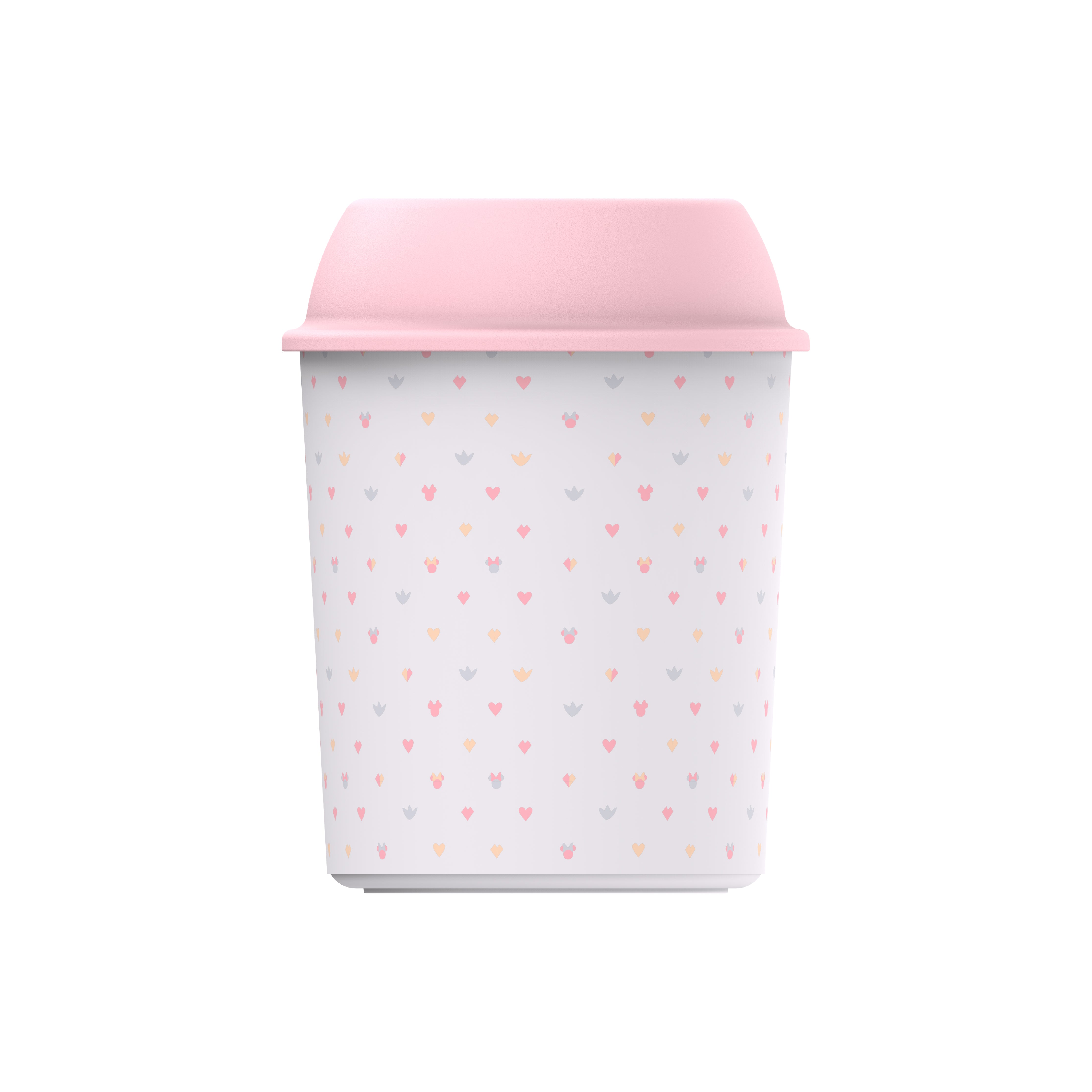 Cosmoplast Disney Mickey & Friends Girls Plastic Round Dust Bin 5 Liters