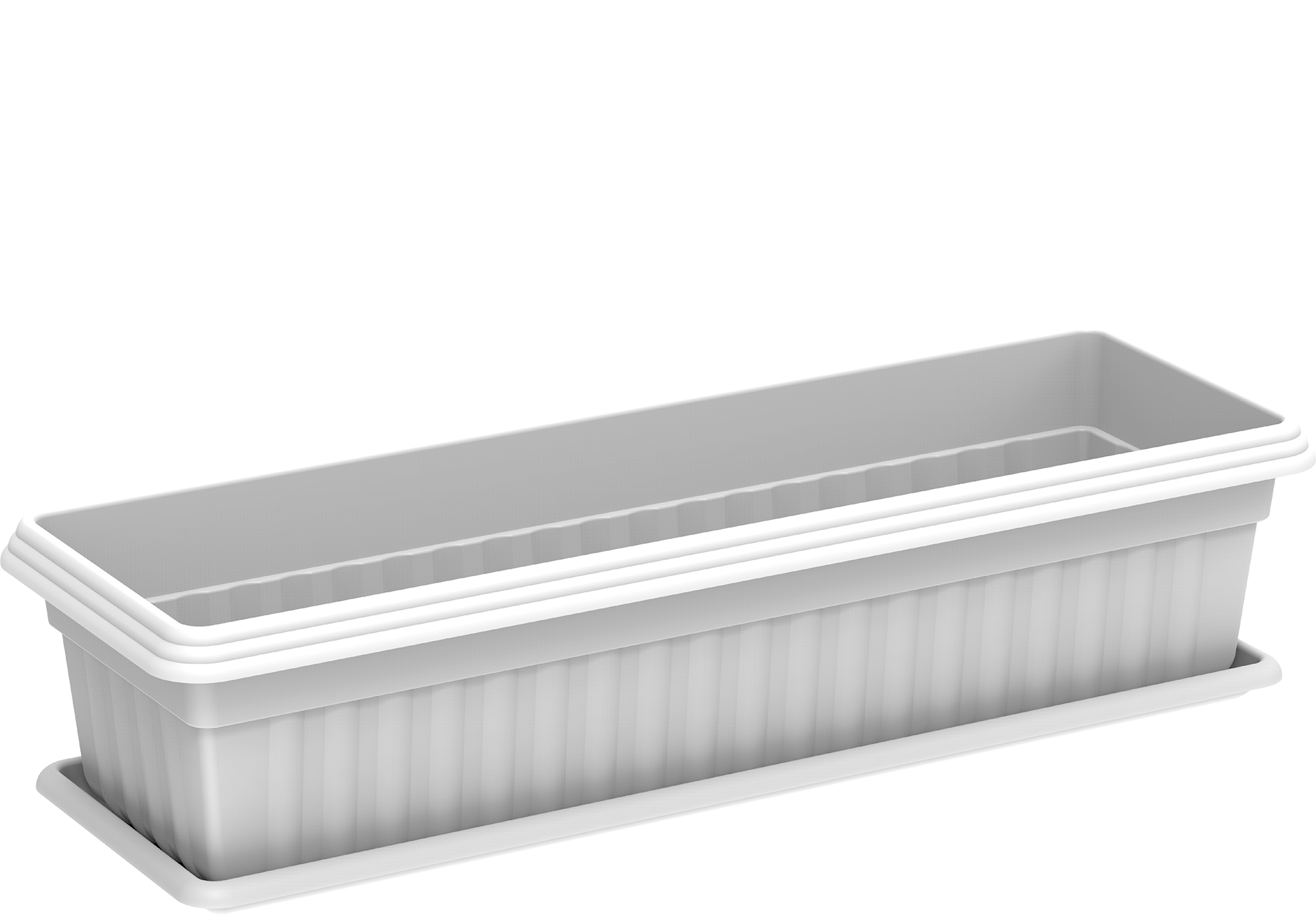 25" Large Exotica Planter with Tray