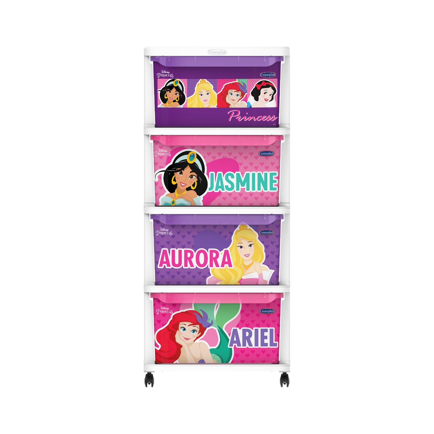 Cosmoplast Disney Princess Multipurpose Storage Cabinet 4