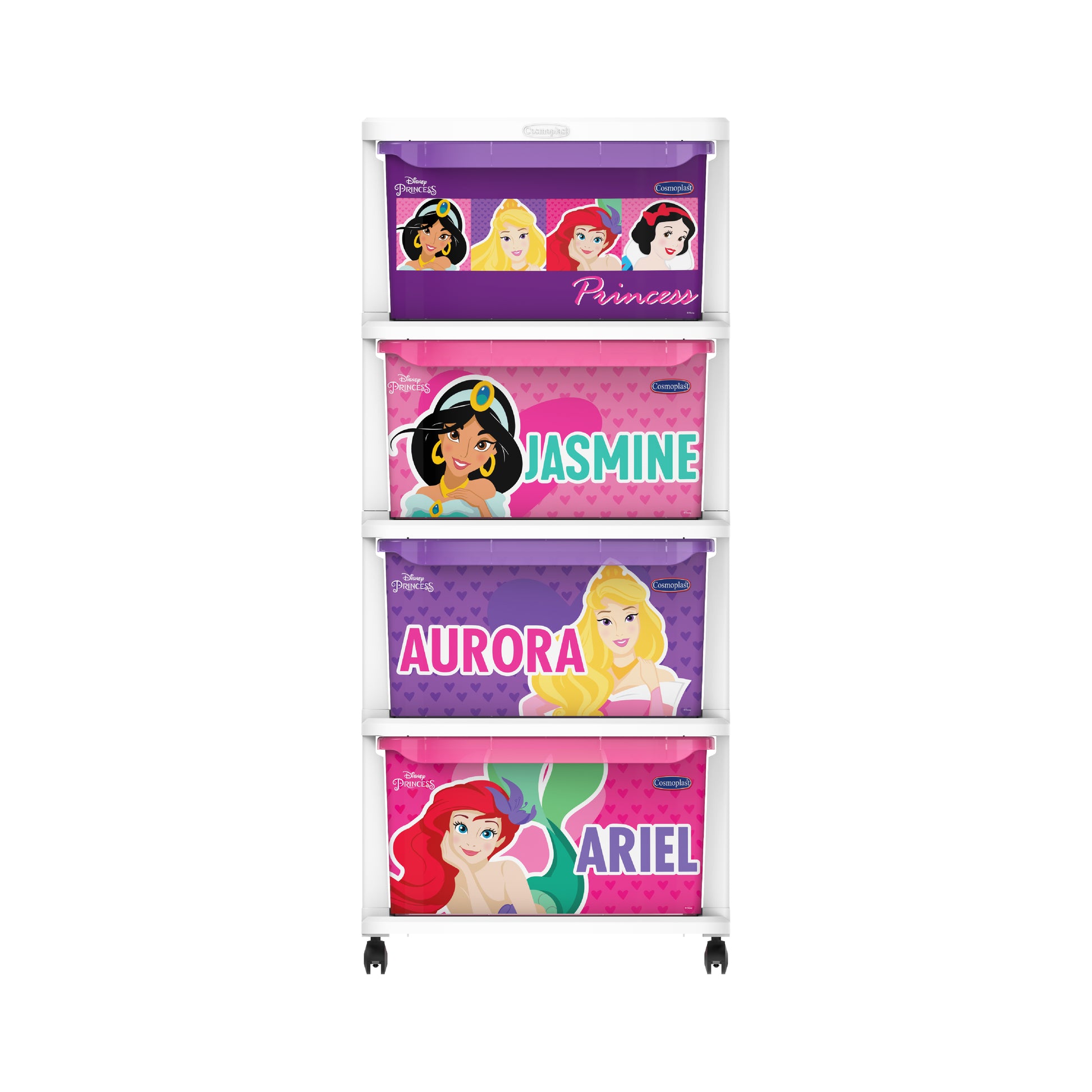 Cosmoplast Disney Princess Multipurpose Storage Cabinet 4