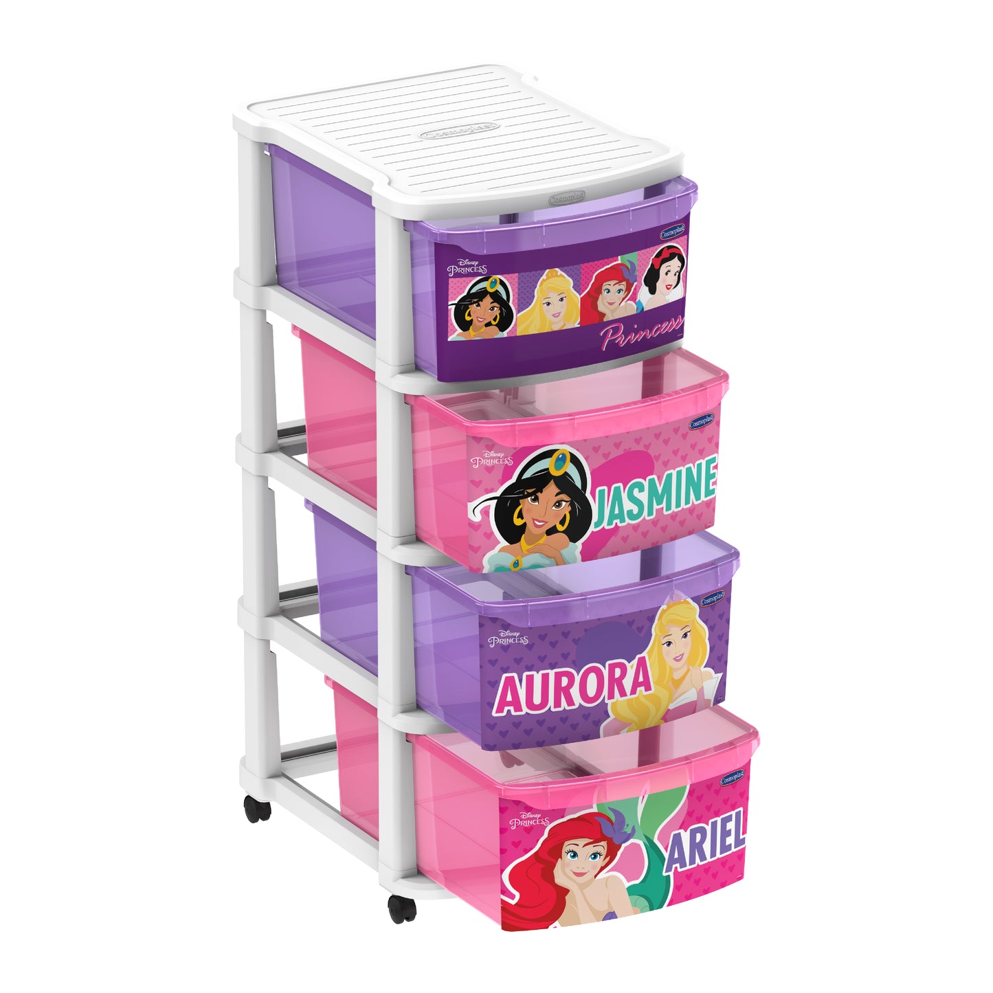 Cosmoplast Disney Princess Multipurpose Storage Cabinet 4