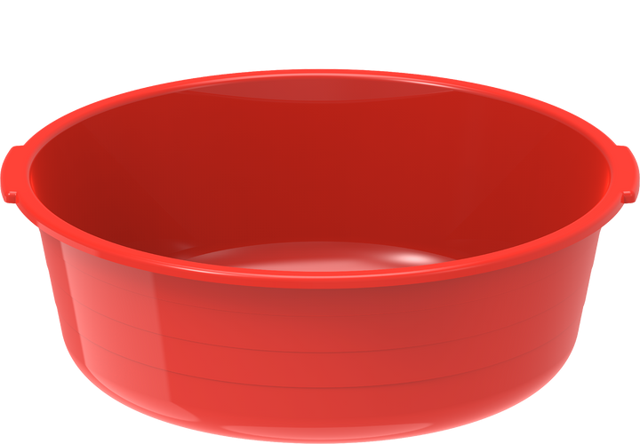 Plastic Round Basin 10" 3.5L- Cosmoplast KSA