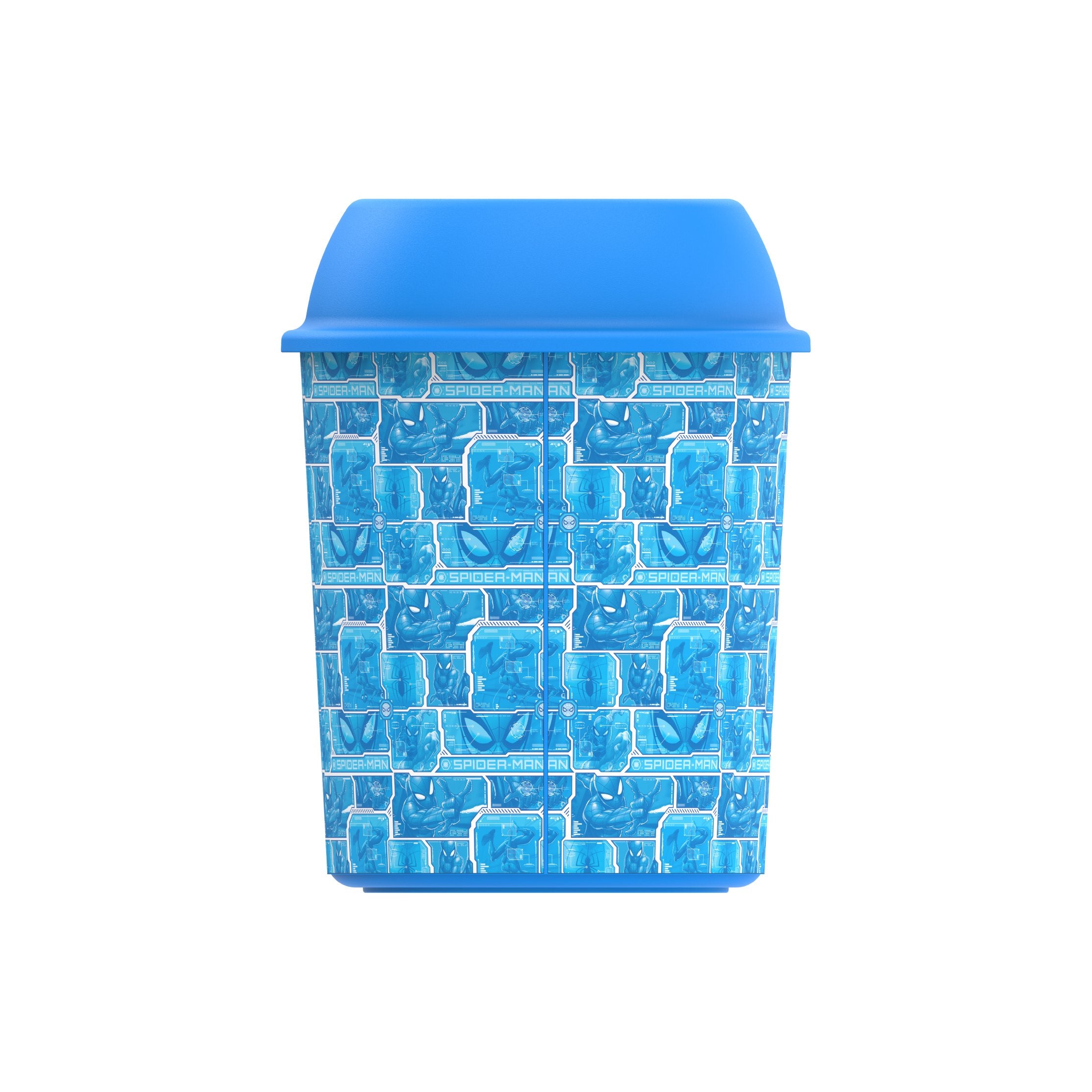 Cosmoplast Marvel Spider Man Plastic Round Dust Bin 10 Liters