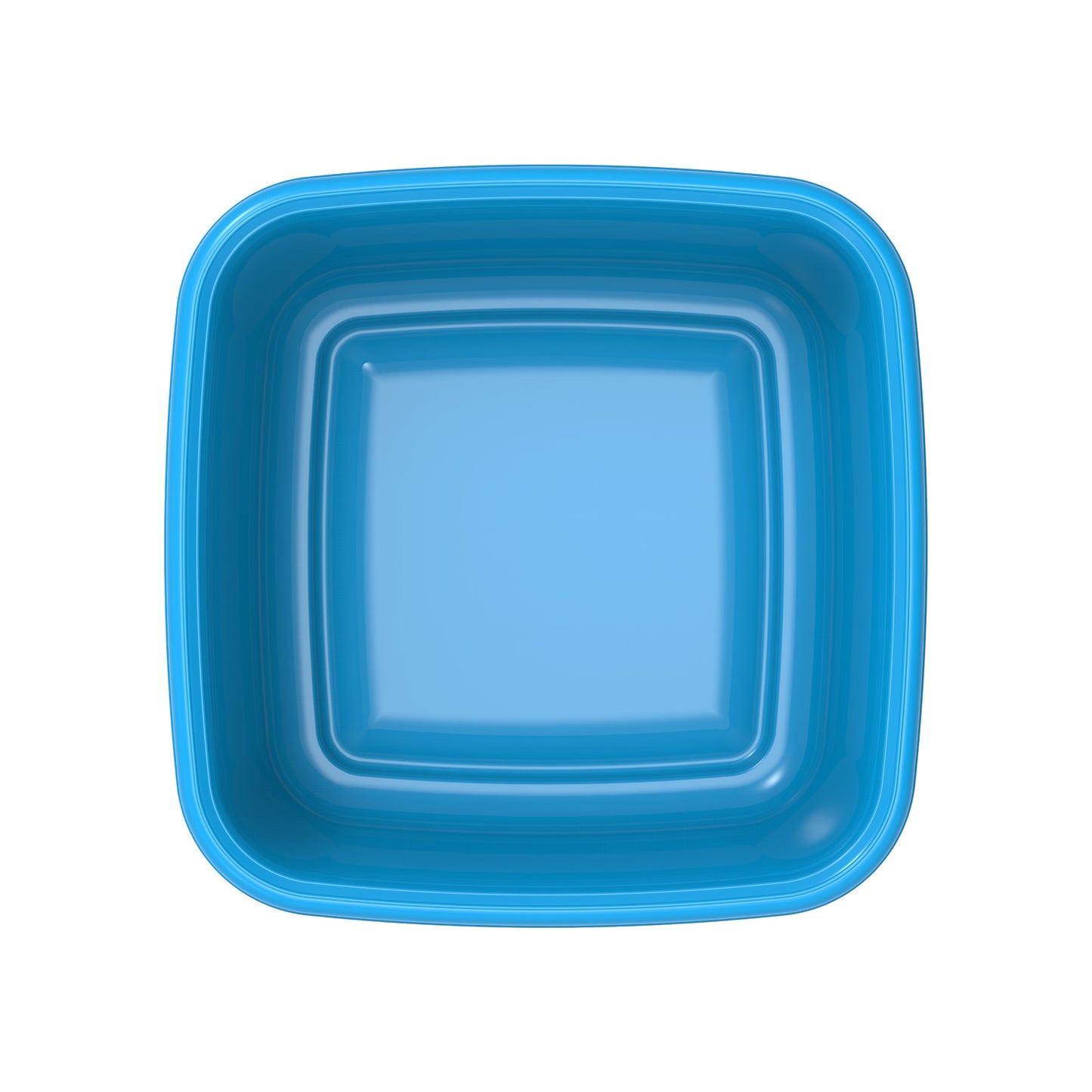 12L Square Plastic Basin Tub
