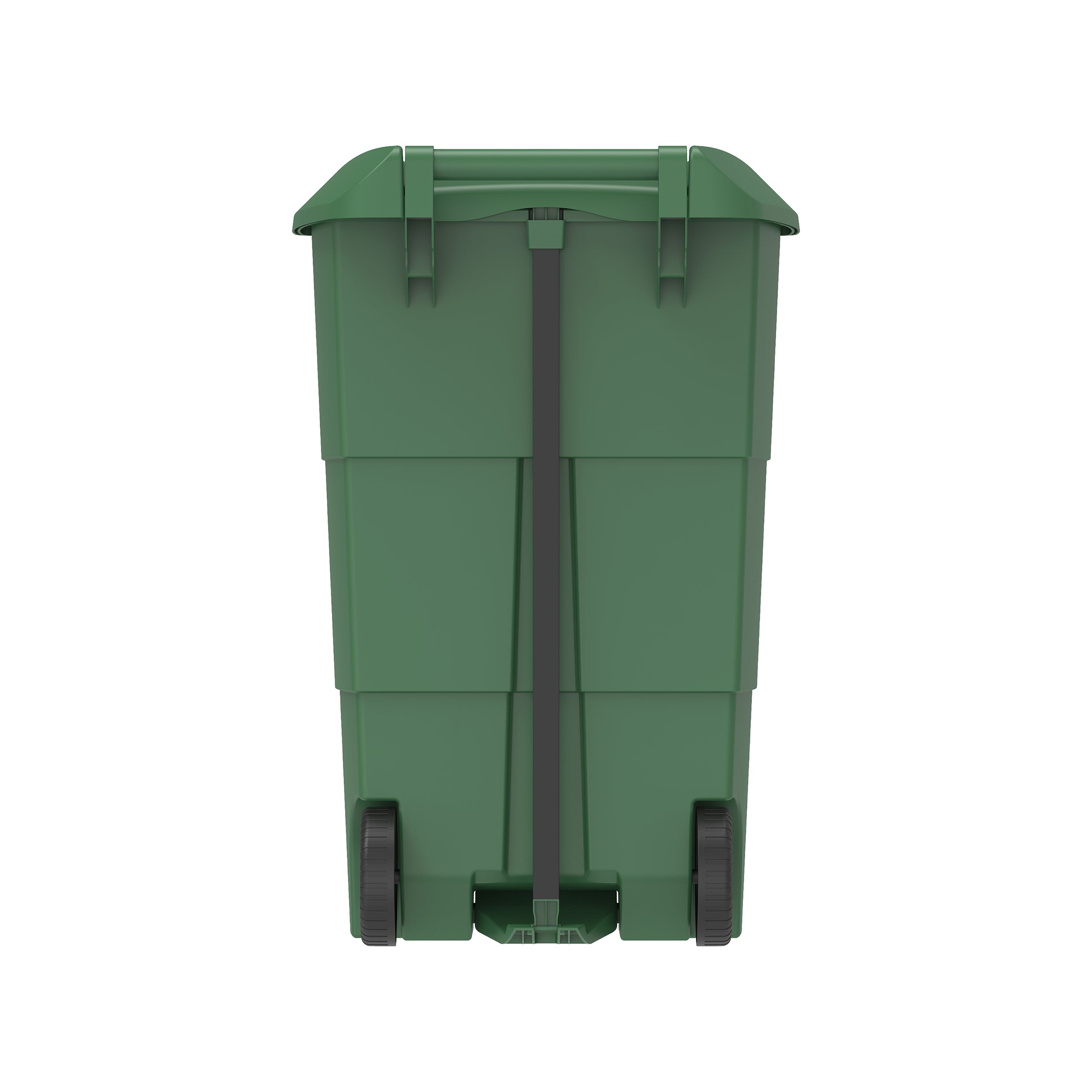  100L Step on Waste Bin with Pedal & Wheels- Cosmoplast KSA